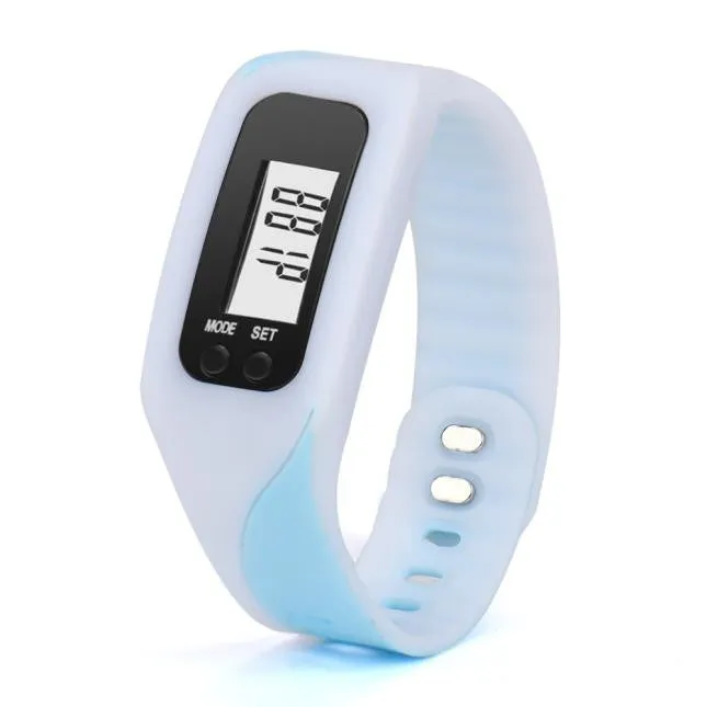 2017 New Pedometer Step Counter Bluetooth Health Bracelet Smart Pedometers Fitness Tracker#Yl