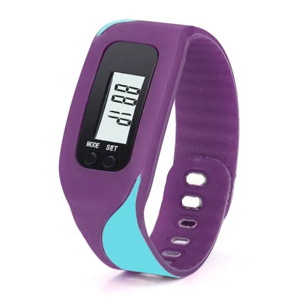 2017 New Pedometer Step Counter Bluetooth Health Bracelet Smart Pedometers Fitness Tracker#Yl