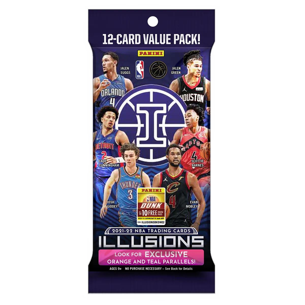 2021-2022 Panini Illusions Basketball Fat Pack #12945