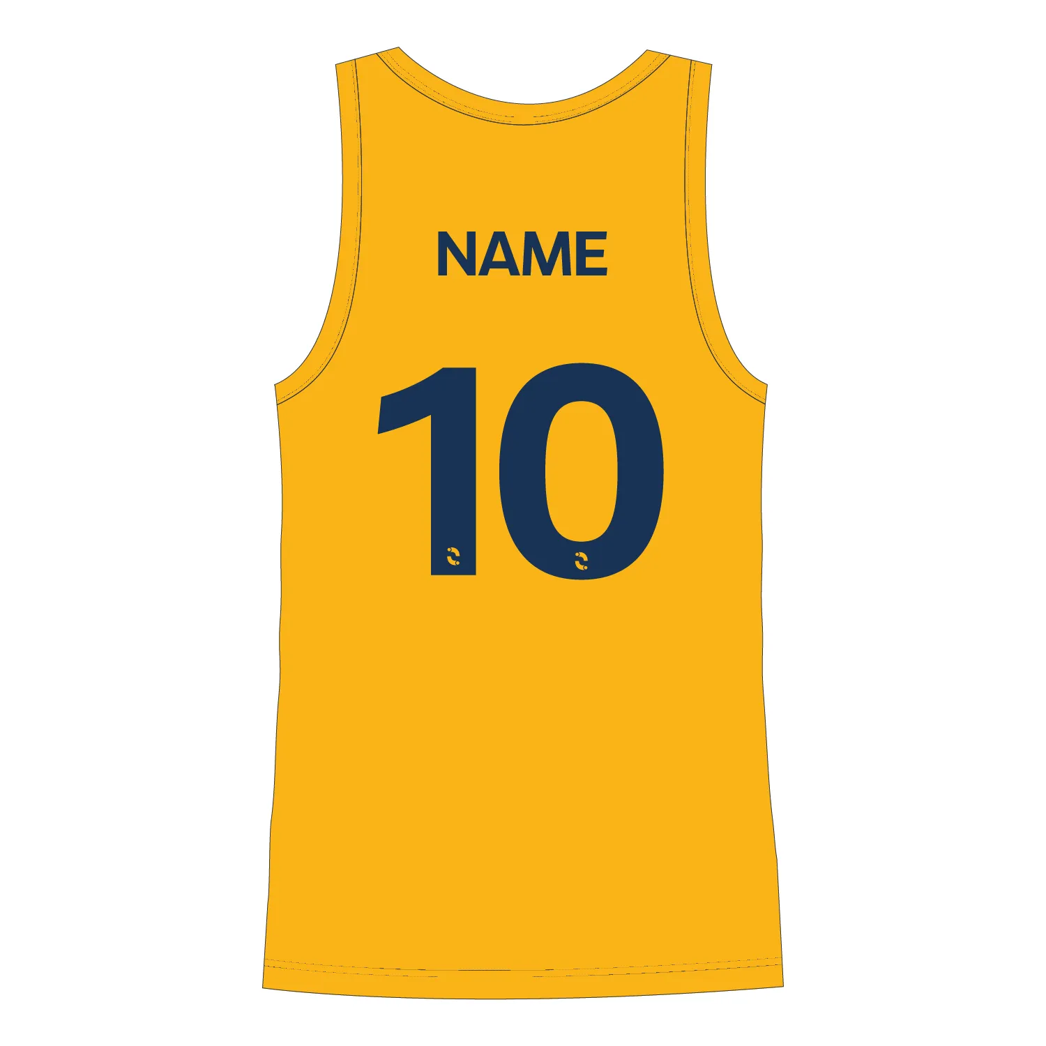 ACS Egham Men's Basketball Vest - Gold