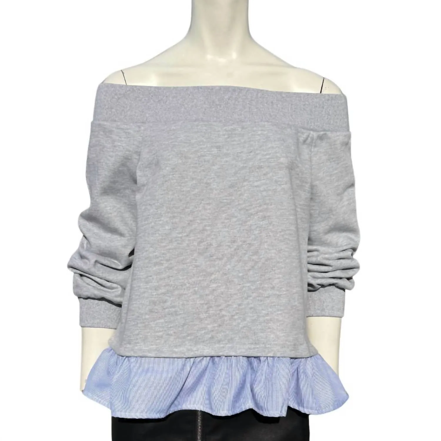 After Market - Off the Shoulder Sweatshirt