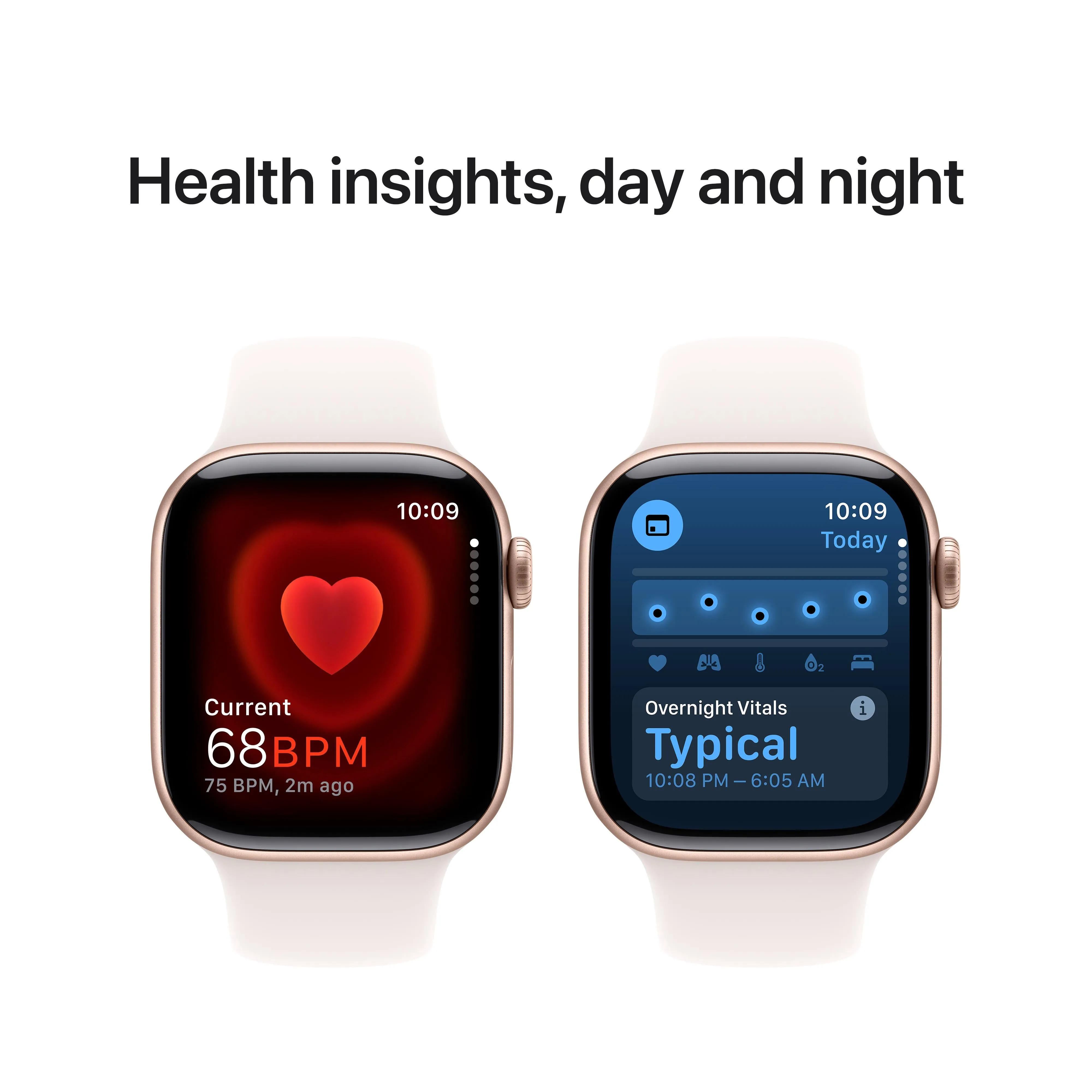 Apple Watch Series 10 GPS   Cellular 42mm Rose Gold Aluminium Case with Light Blush Sport Band - S/M