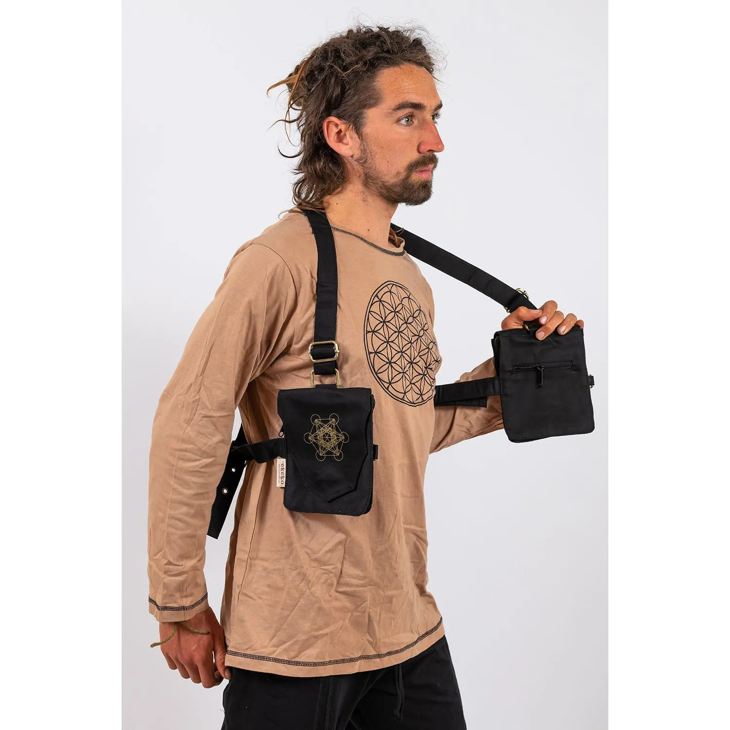 Arjuna Top - Flower of Life Print