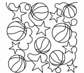 Basketball - Designed by Deb Geissler