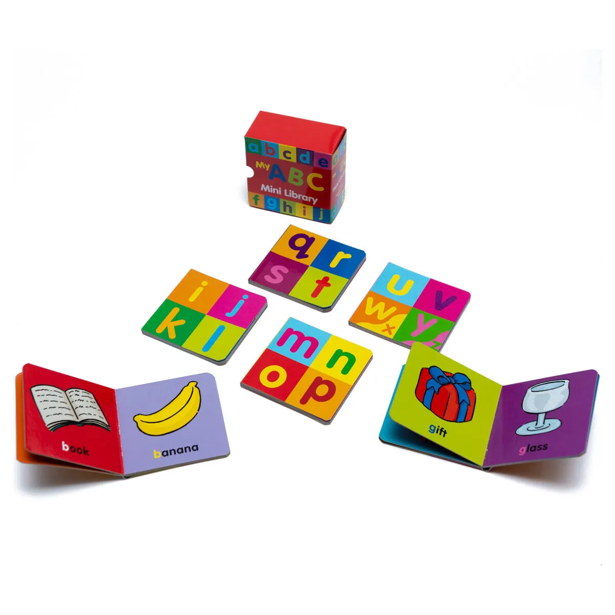 Bedtime Stories - My 123 - My ABC - Mini Library Board Books 3 Sets of 6