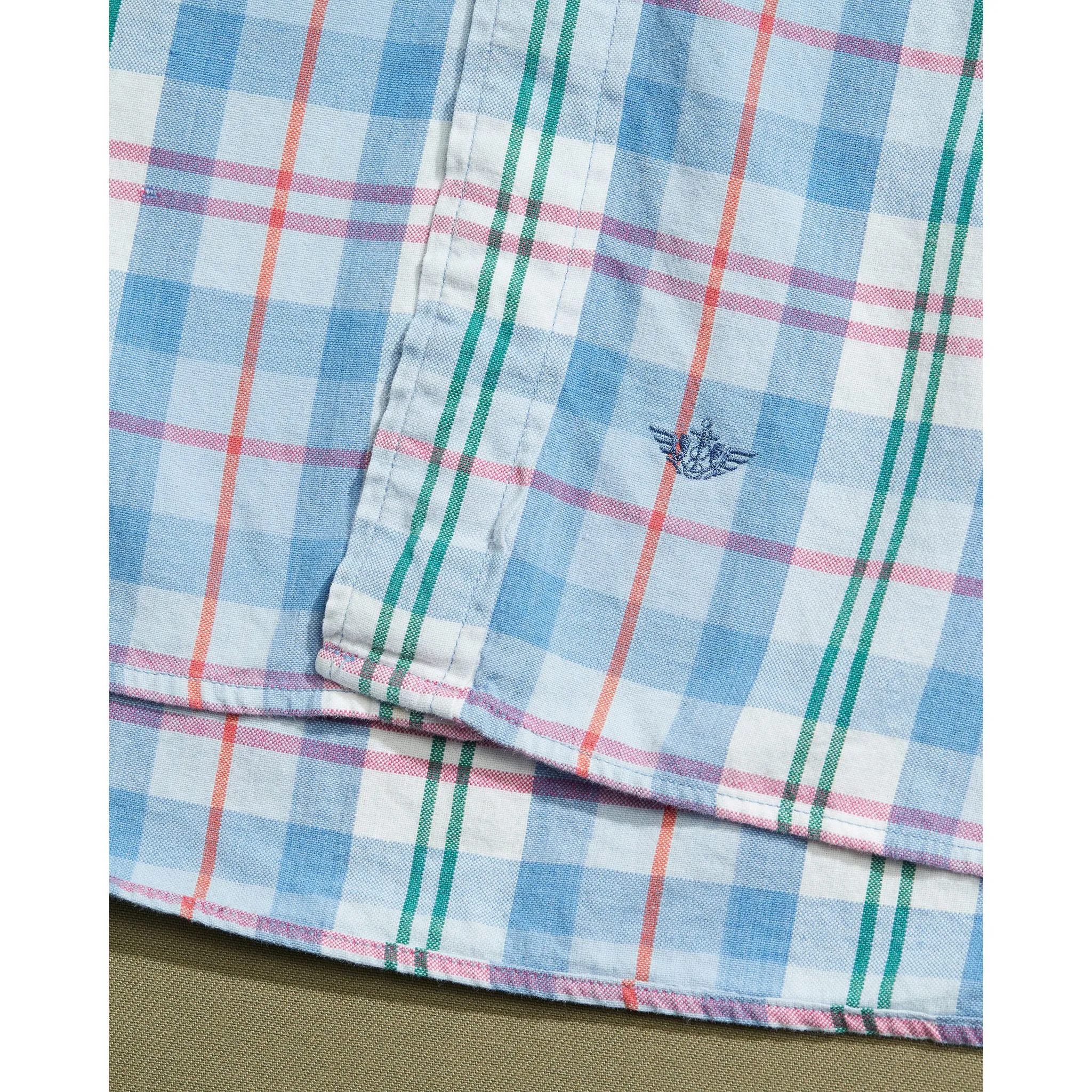 Blue & Pink Madras Shirt - XL