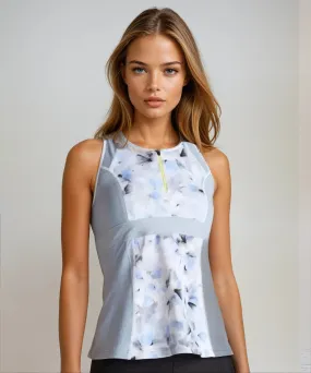 Blurry Bouquet Tank Top w/ Built-In Sports Bra