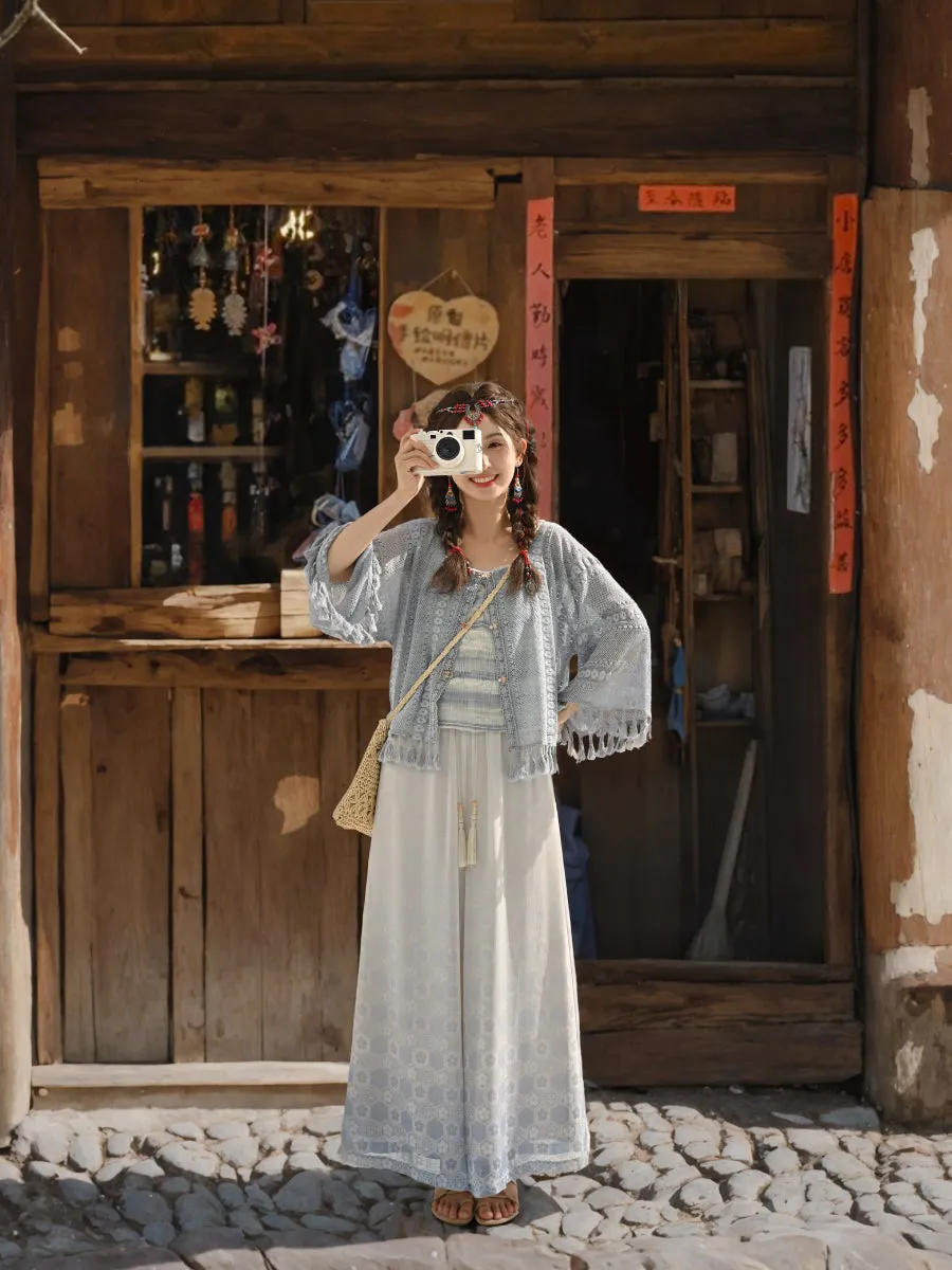 Boho Breeze Chiffon Drape Pants