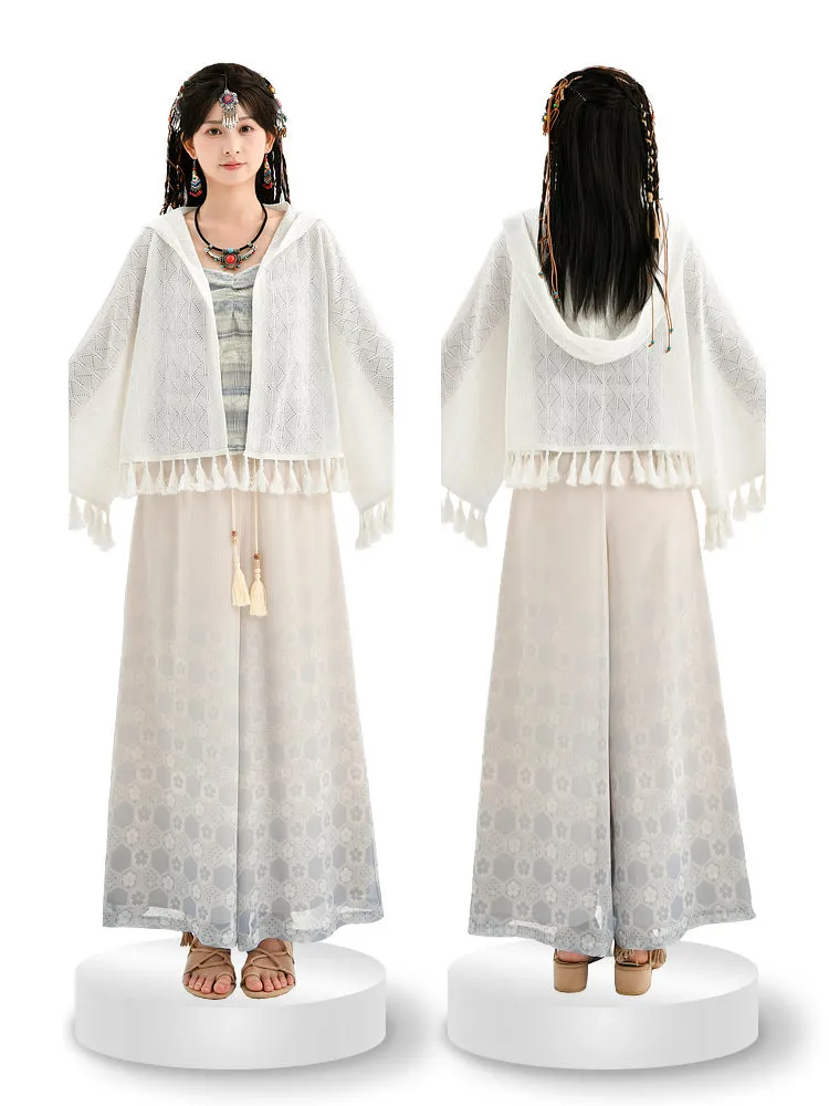 Boho Breeze Chiffon Drape Pants