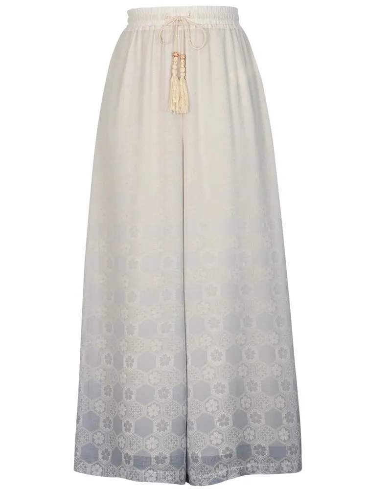 Boho Breeze Chiffon Drape Pants
