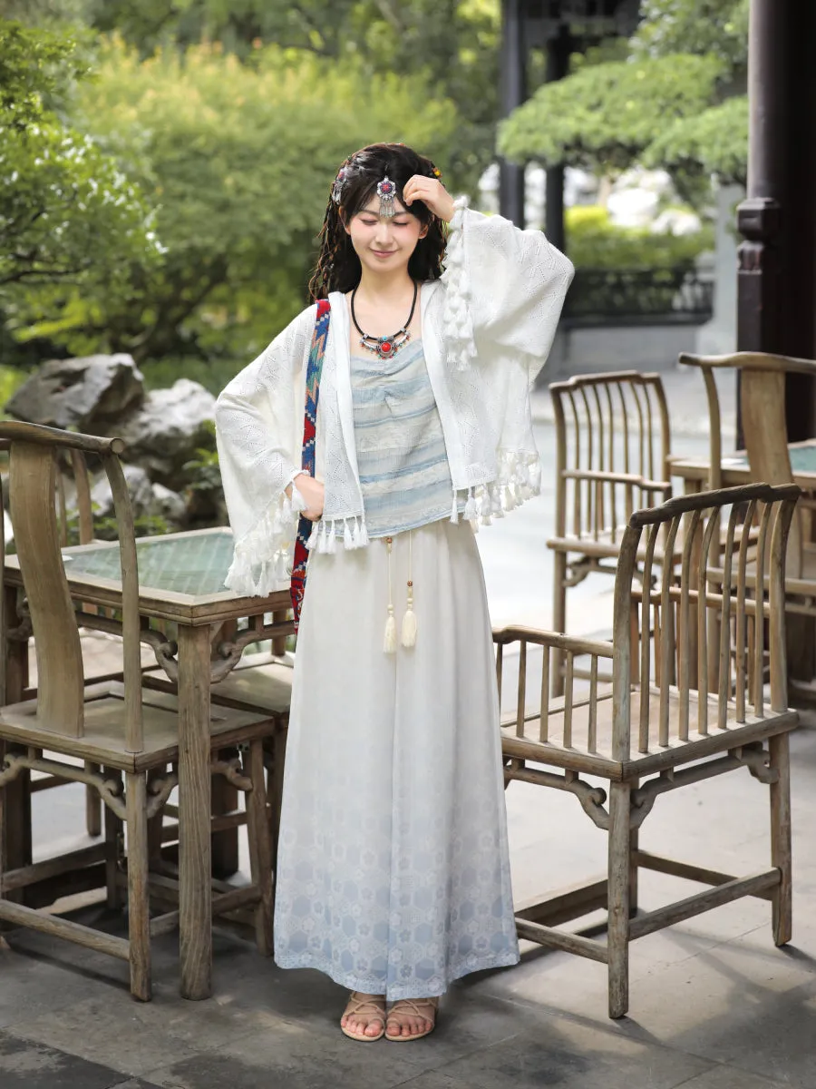 Boho Breeze Chiffon Drape Pants