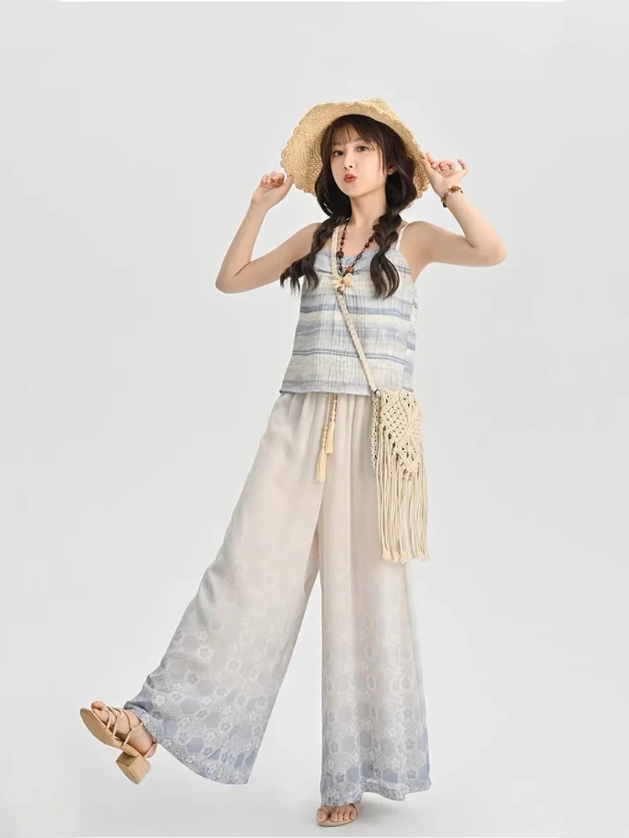 Boho Breeze Chiffon Drape Pants