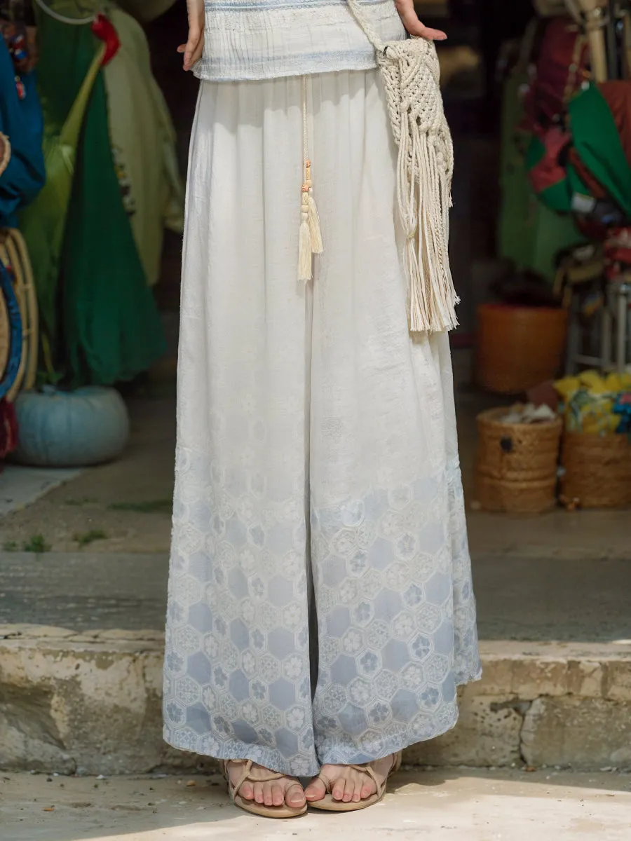 Boho Breeze Chiffon Drape Pants