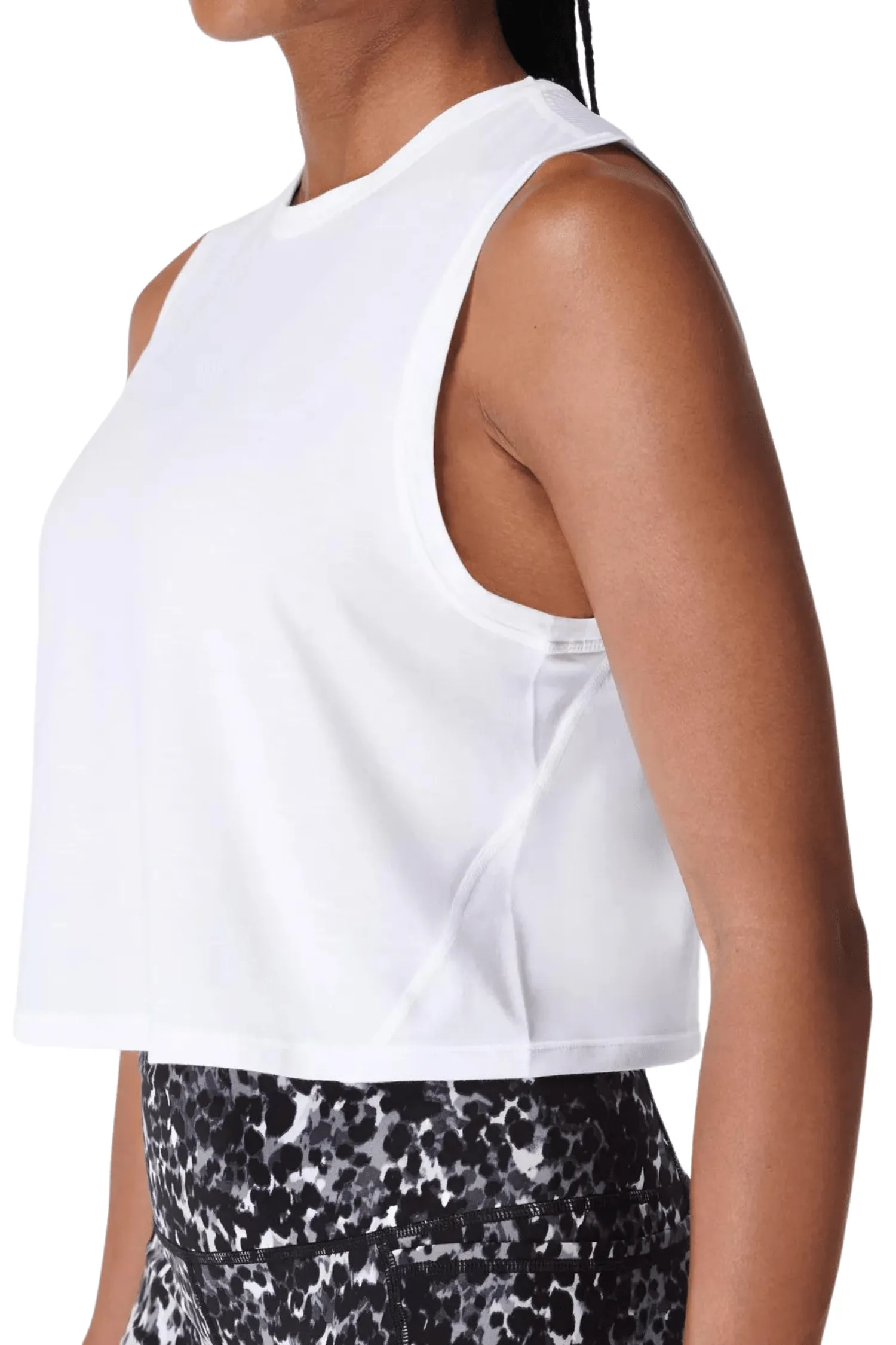 Breathe Easy Crop Muscle Tank