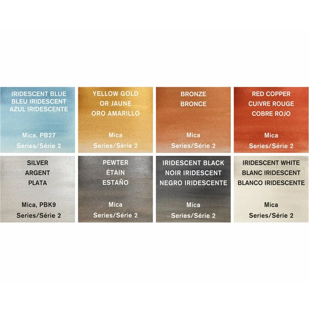 Cotman Watercolour 8 Half Pan Metallic Pocket Set