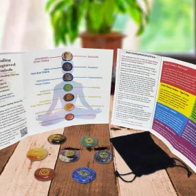 Engraved Chakra Gemstone Set