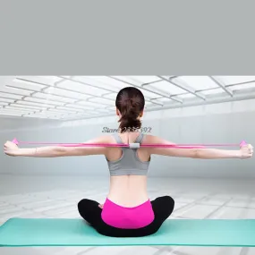 Fitness Workout Yoga Rubber Tensile Pull Rope Resistance Band Chest Expander MAY19_35