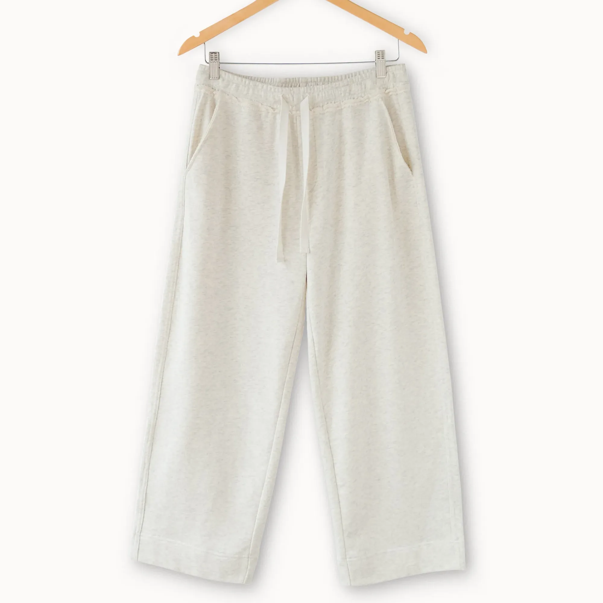 Frenchie Wide Leg Pants In Ash