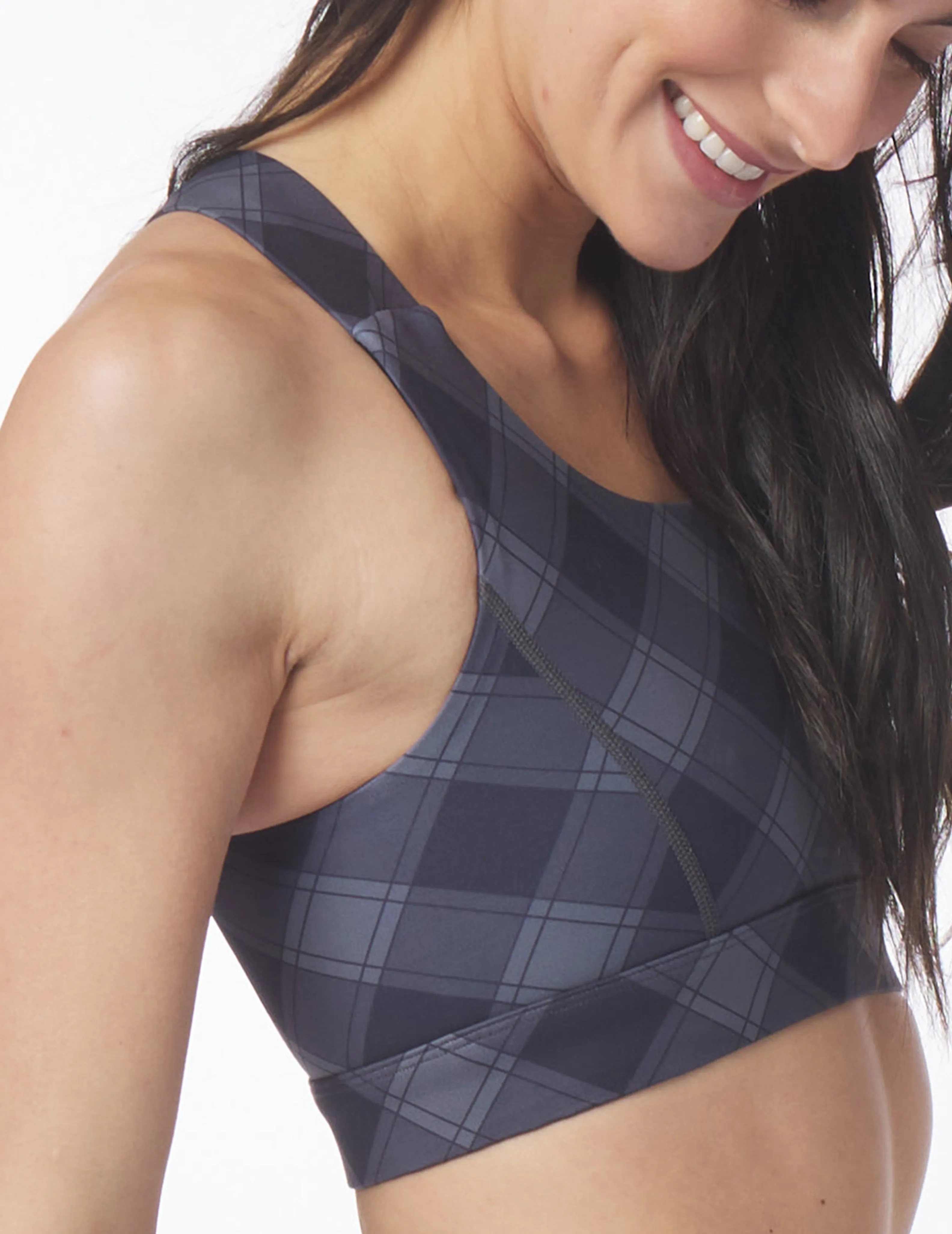 Full Force Bra: Black Buffalo Plaid