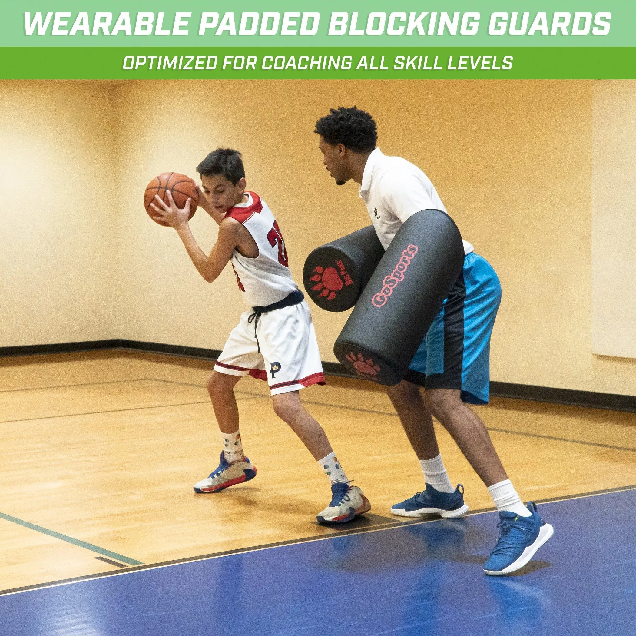 GoSports Big Paws Padded Arm Blocking Guards - 2-Pack