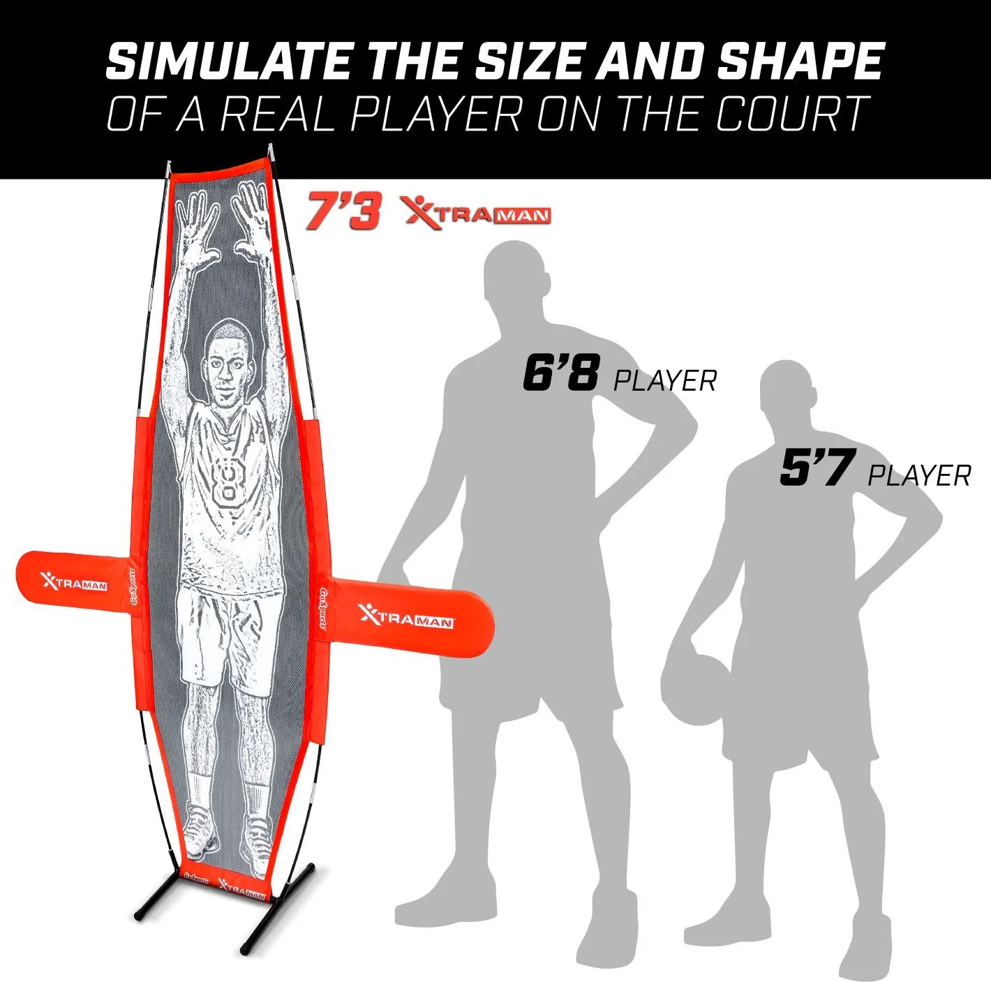 GoSports XTRAMAN Basketball Defender Training Dummy