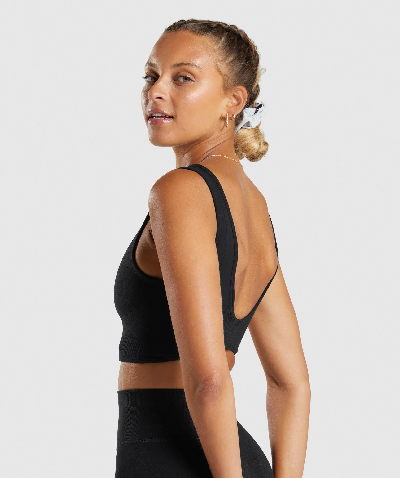 Gymshark Rest Day Seamless Bralette - Black