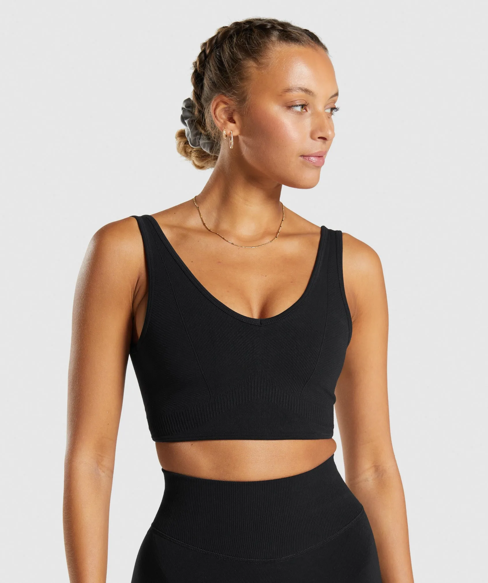 Gymshark Rest Day Seamless Bralette - Black