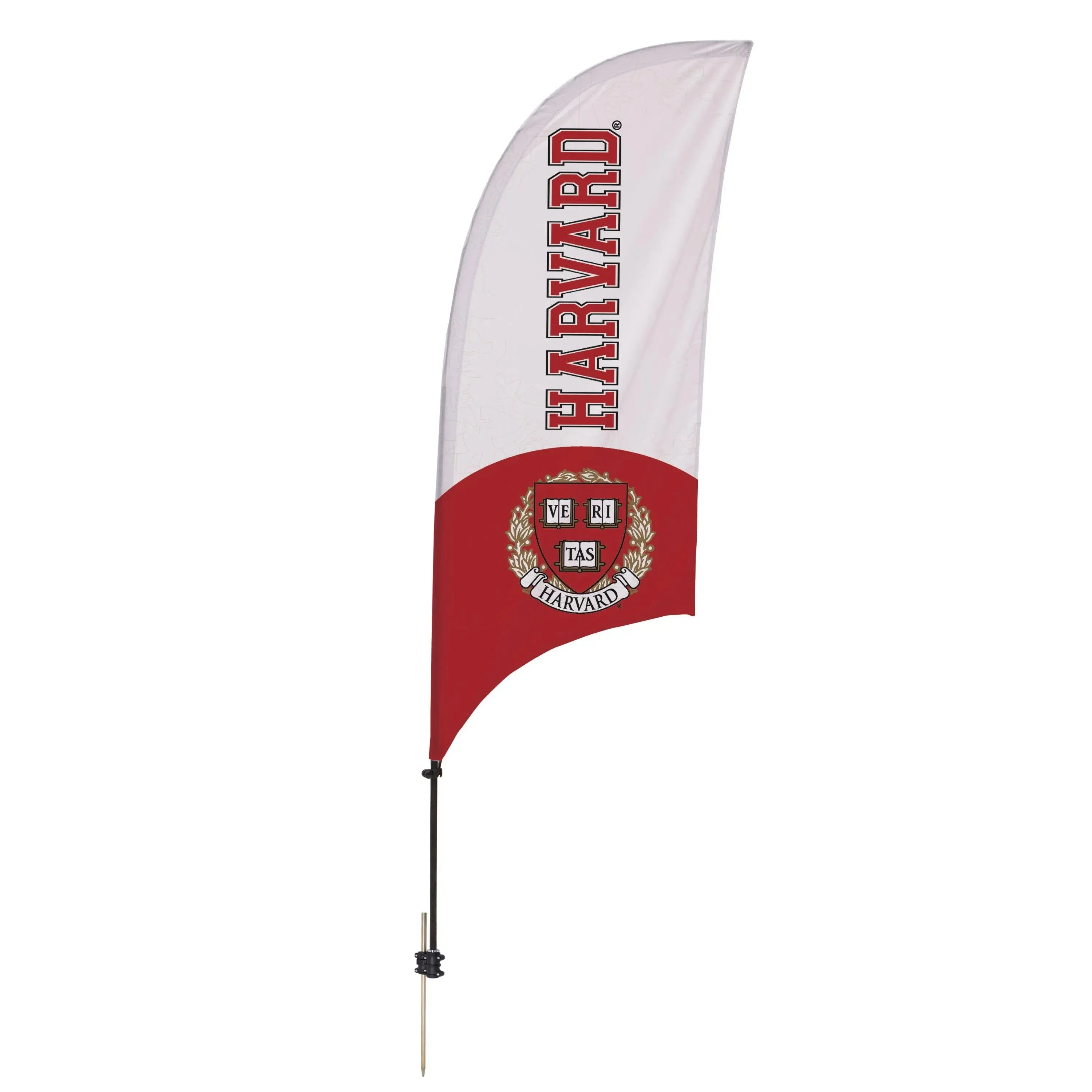 Harvard Tailgate Feather Flag