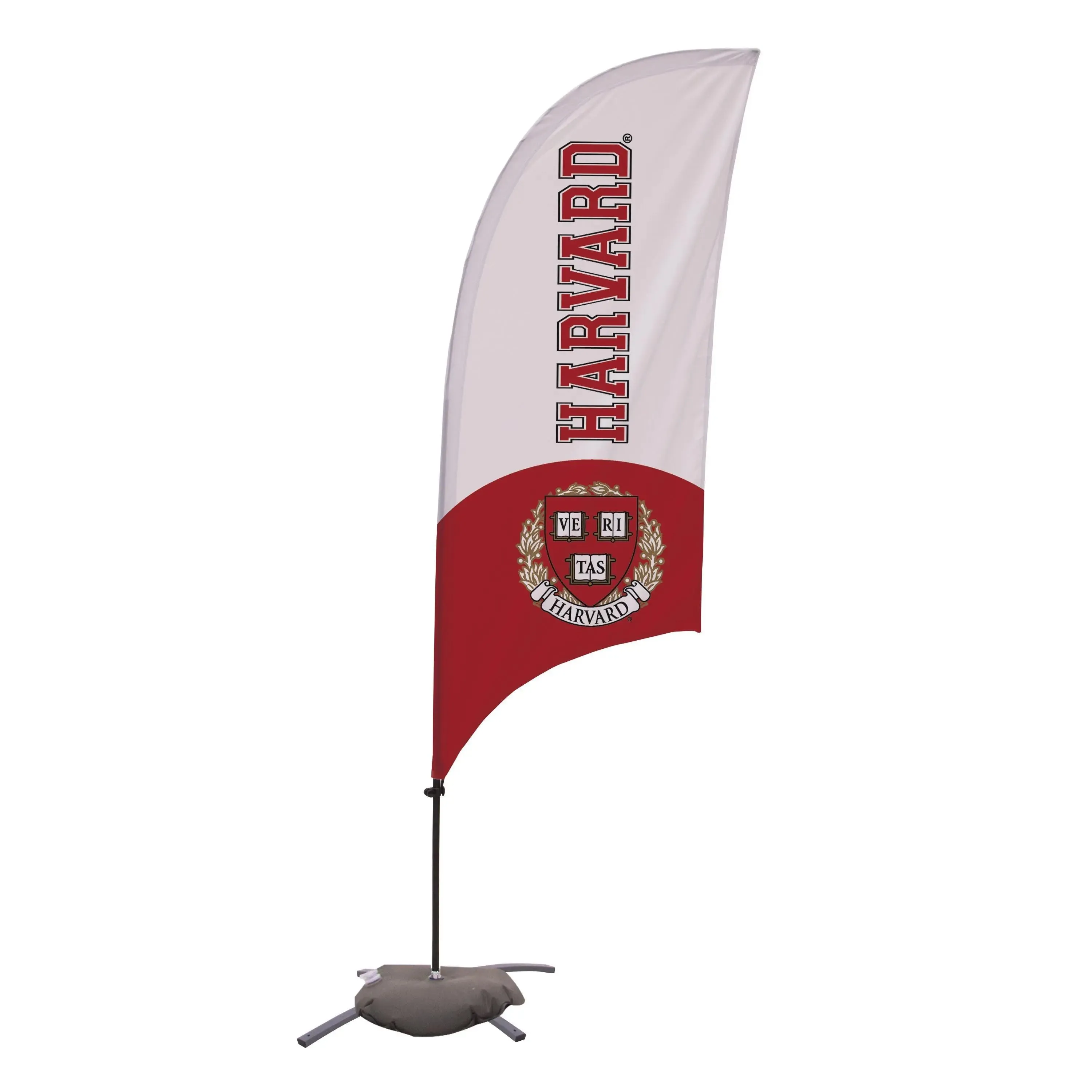 Harvard Tailgate Feather Flag