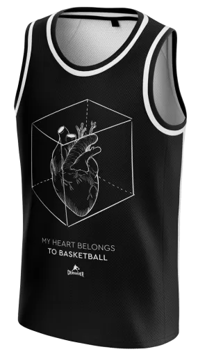 Heart for Basketball, Kids' Tank Top