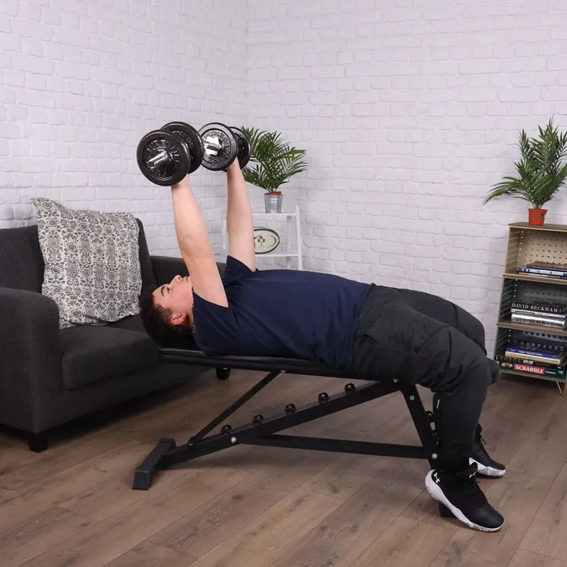 Hit Fitness 20kg Hammertone & Bench