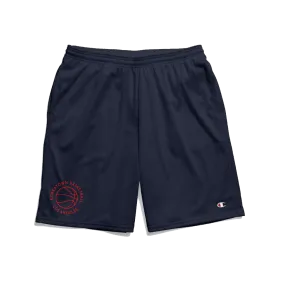 KOREATOWN BASKETBALL NAVY MESH SHORTS