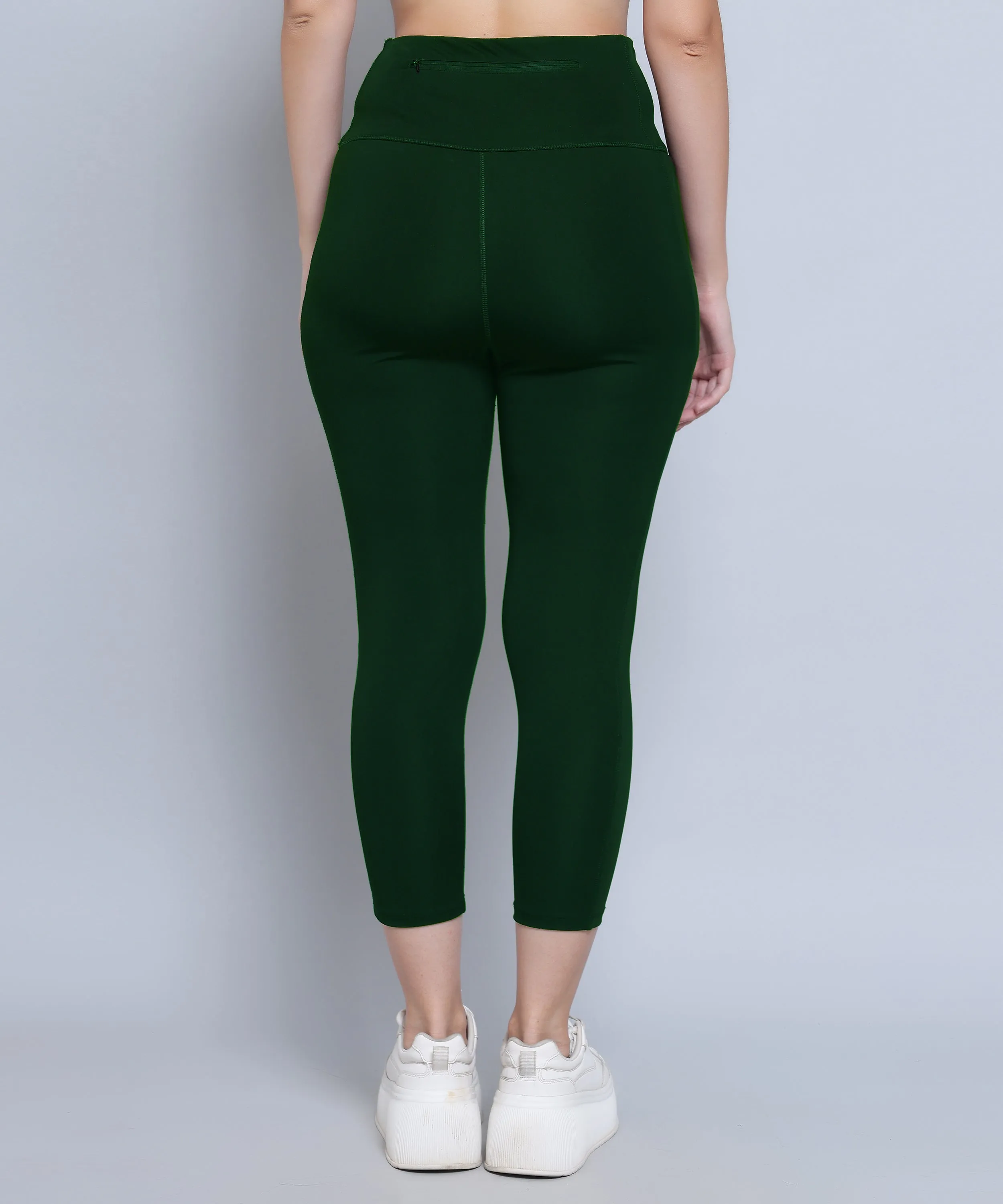 Megaska Dry Fit Active Gym Leggings with Pockets for Women, High Waisted Tummy Control Workout Yoga Track Pants_BottleGreen