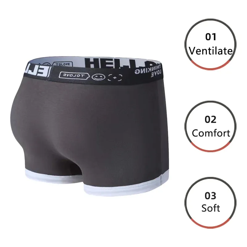 Men's Cotton Boxer Shorts: XL-3XL, Breathable and Soft, Fashion Sports Underwear
