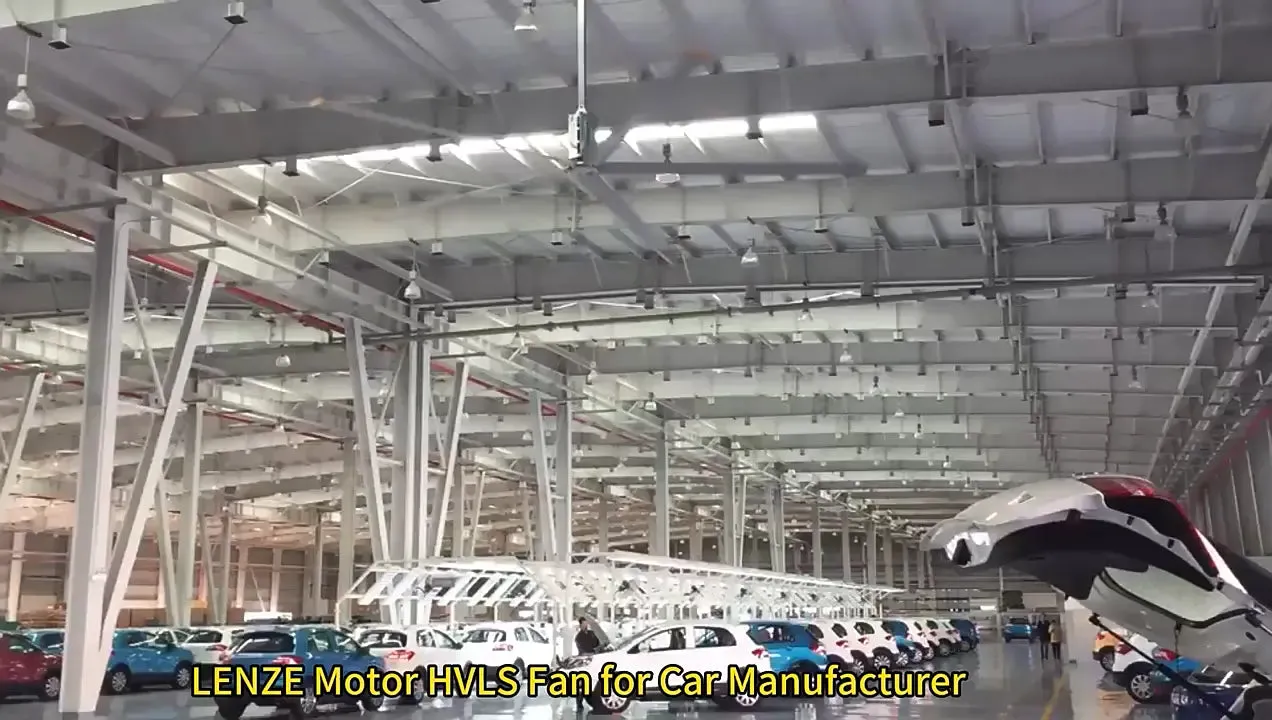 Mpfans Guangdong Factory 24Ft Big Size Large Commercial Ceiling Fans Basketball Gym Hvls Industrial Fan