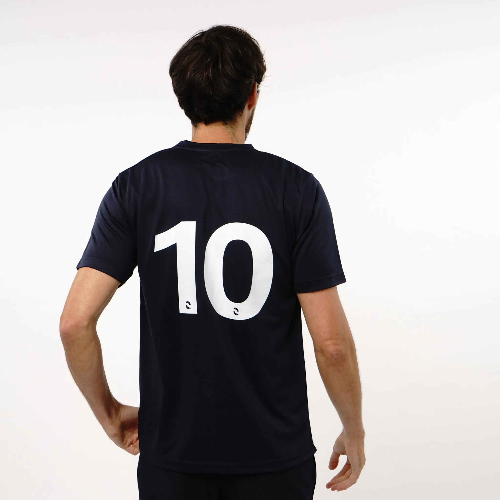 Omnitau Men's Core Football Crew Neck Shirt - Navy