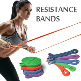 Resistance Bands Sport Workout Fitness Band Rubber Loop Crossfit Strength Yoga Pilates Fitness Equipment Training Expander