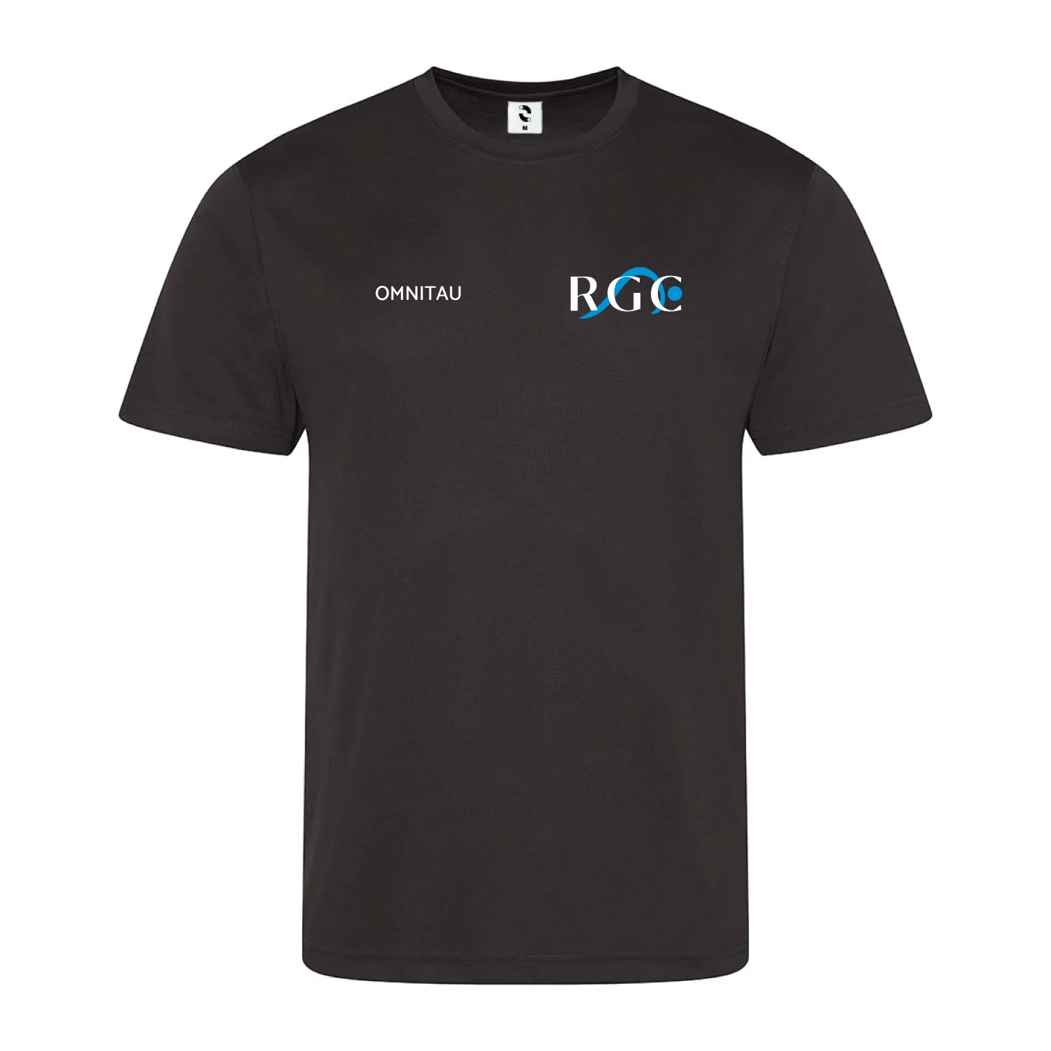 Rugby Gymnastics Kid's Team Sports Breathable Technical T-Shirt - Black