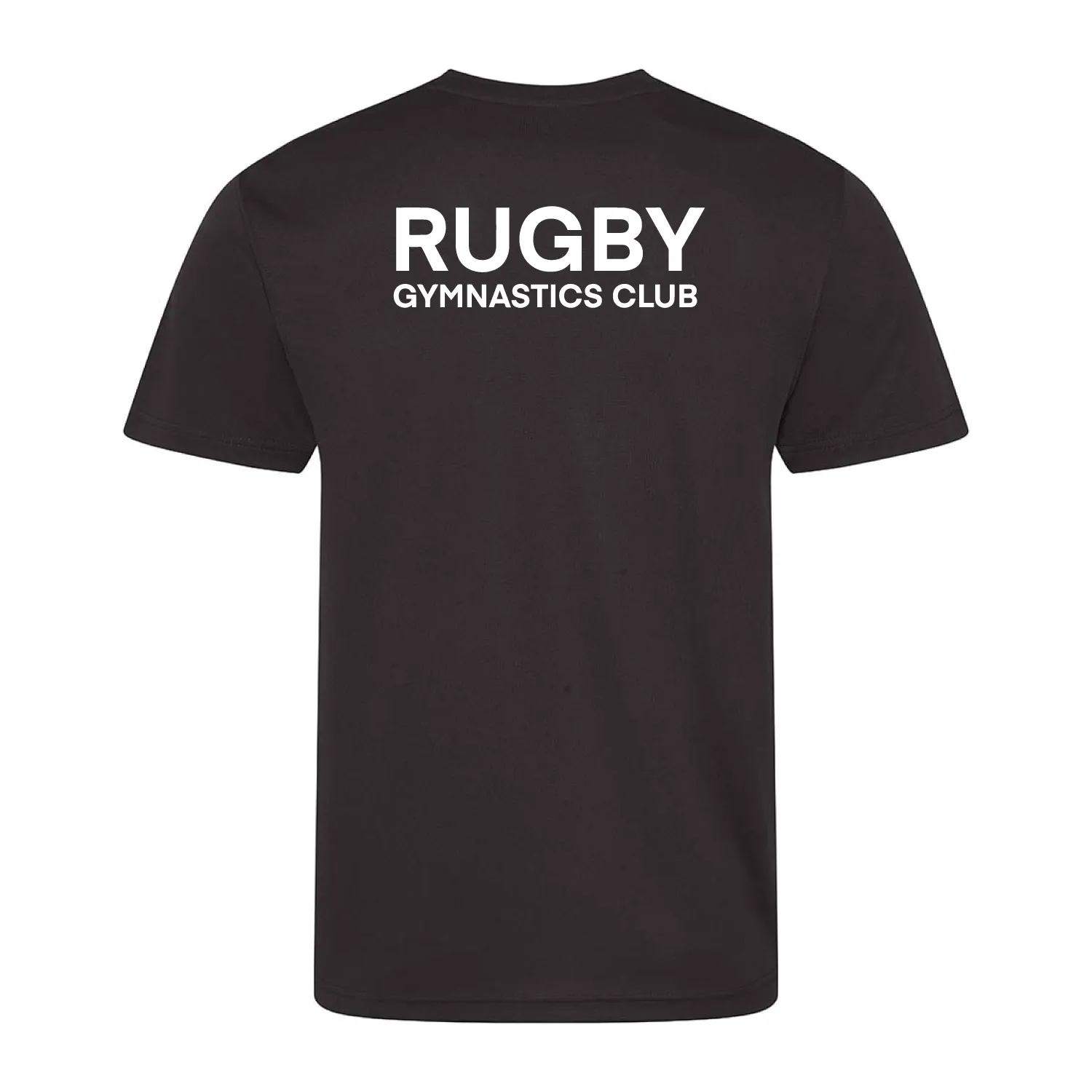 Rugby Gymnastics Kid's Team Sports Breathable Technical T-Shirt - Black