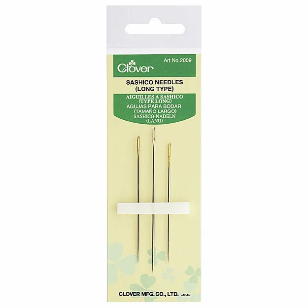 Sashiko Accessories - Clover Sashiko Hand Needle Sets (Japan)