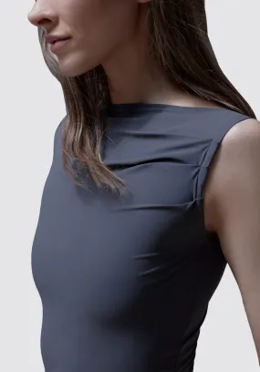 Shanti Yoga Top | Grey Hematite