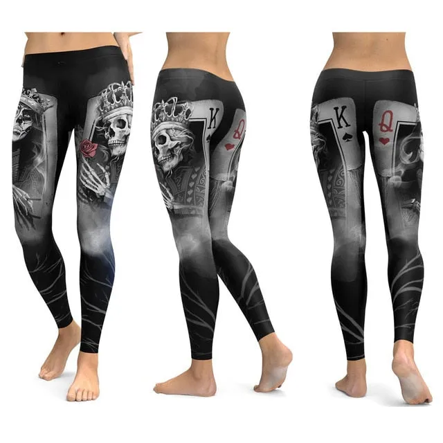 Skull Yoga Pants