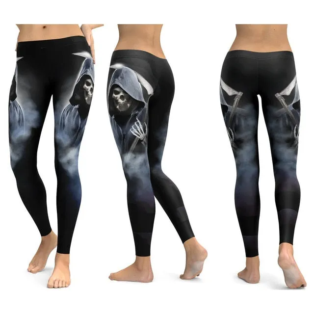 Skull Yoga Pants