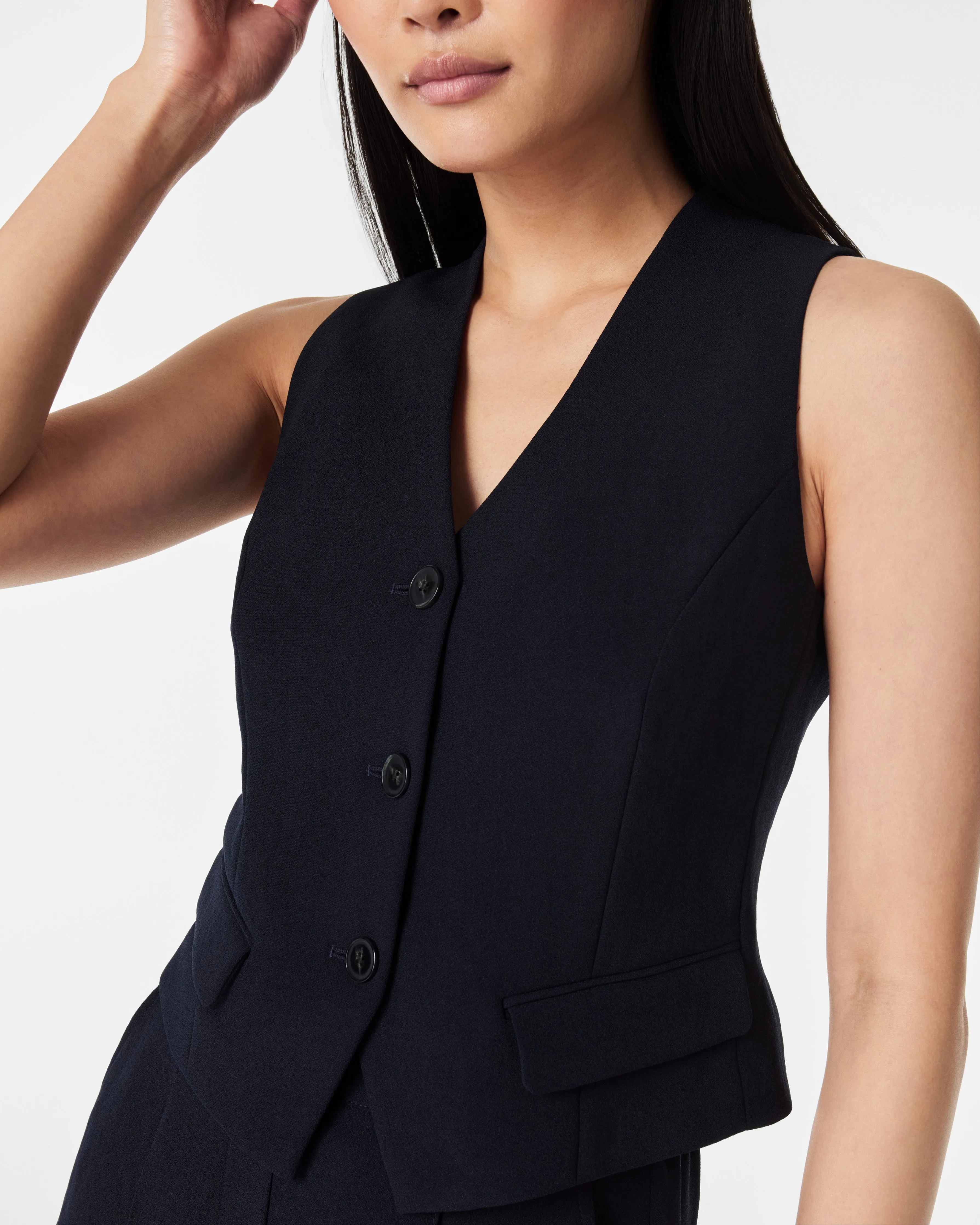 SPANX® Carefree Crepe Vest Top