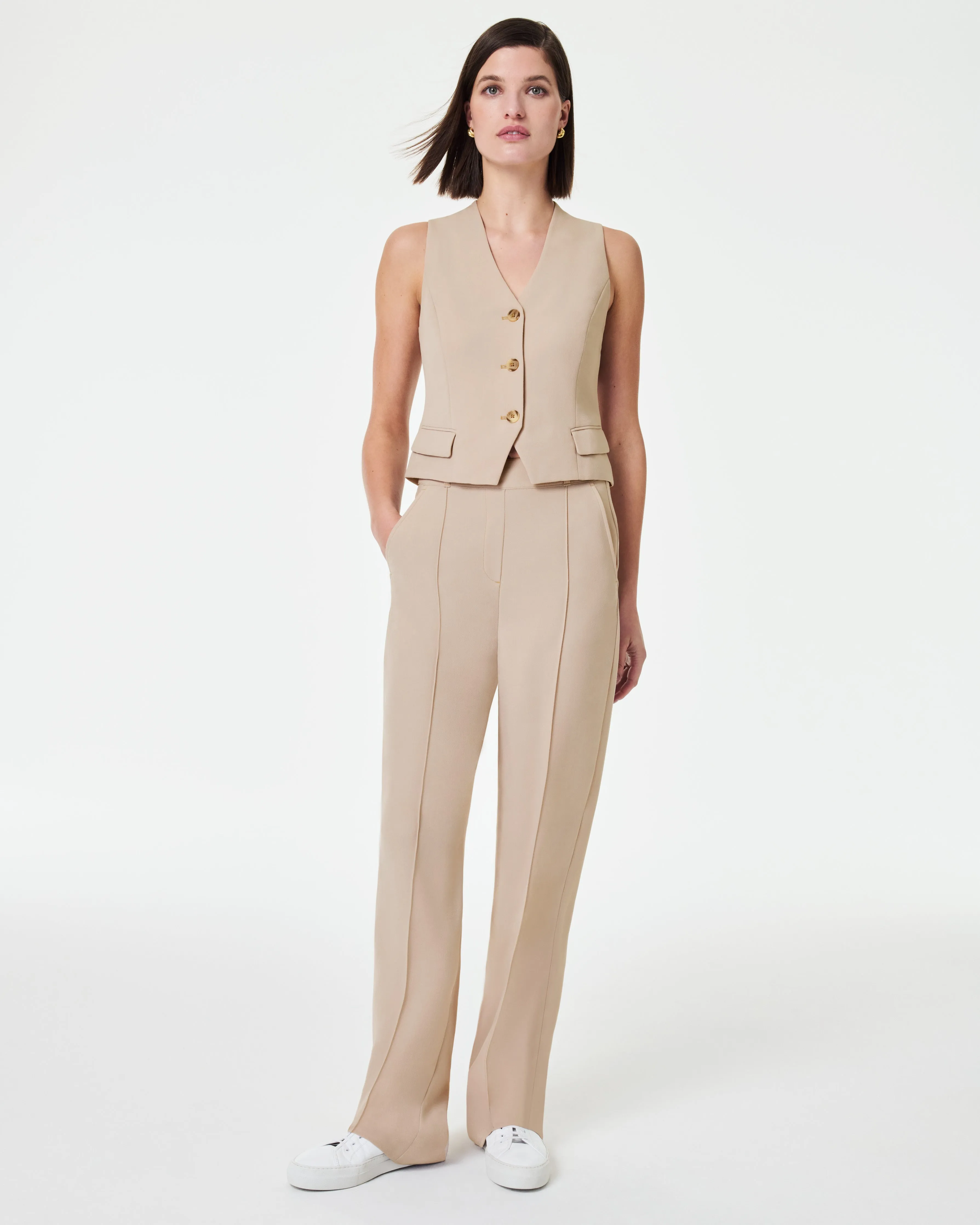 SPANX® Carefree Crepe Vest Top