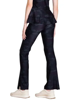 The Slit Cut Sport Pants - Grey Camo
