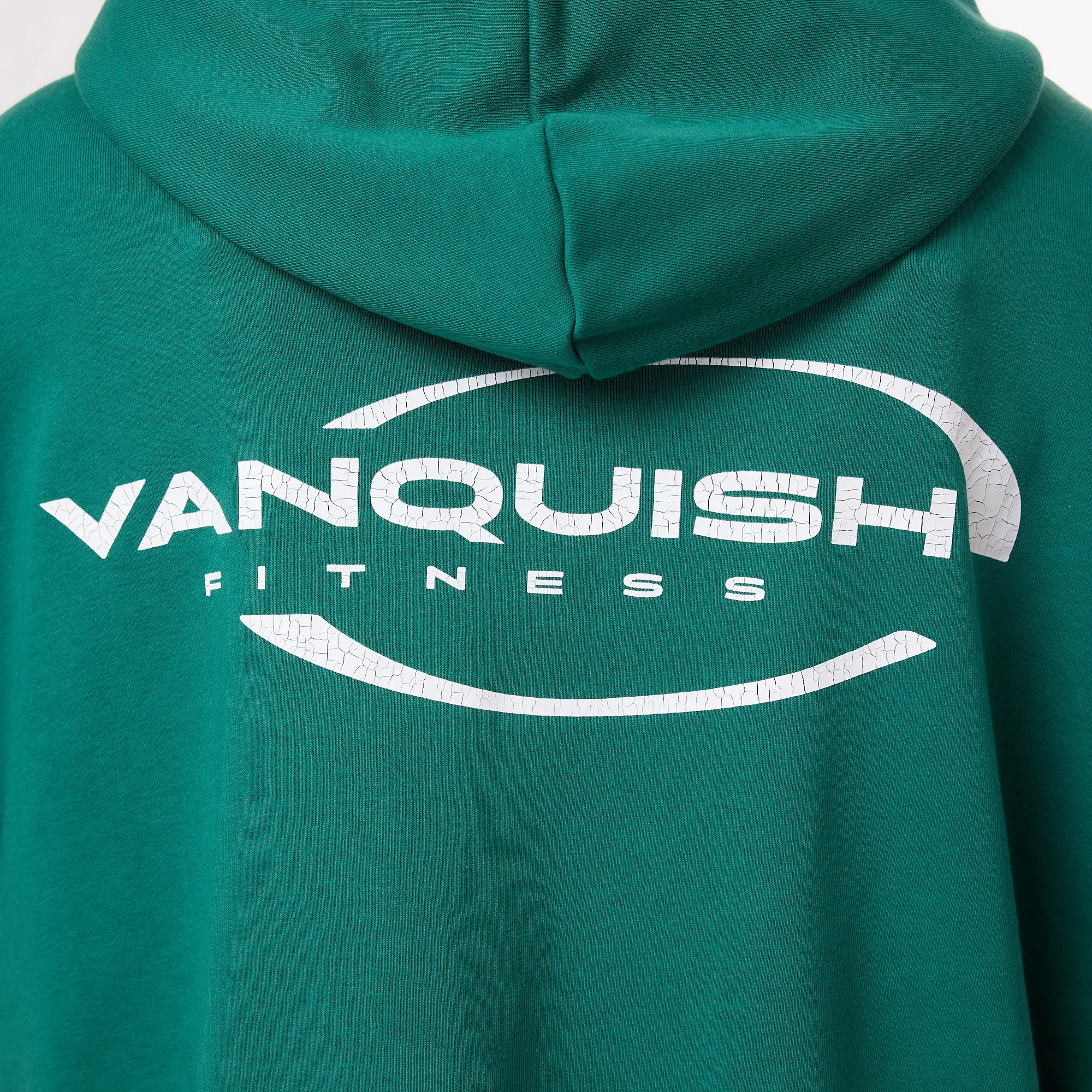 Vanquish Enhance Forest Green Cropped Zip Through Hoodie