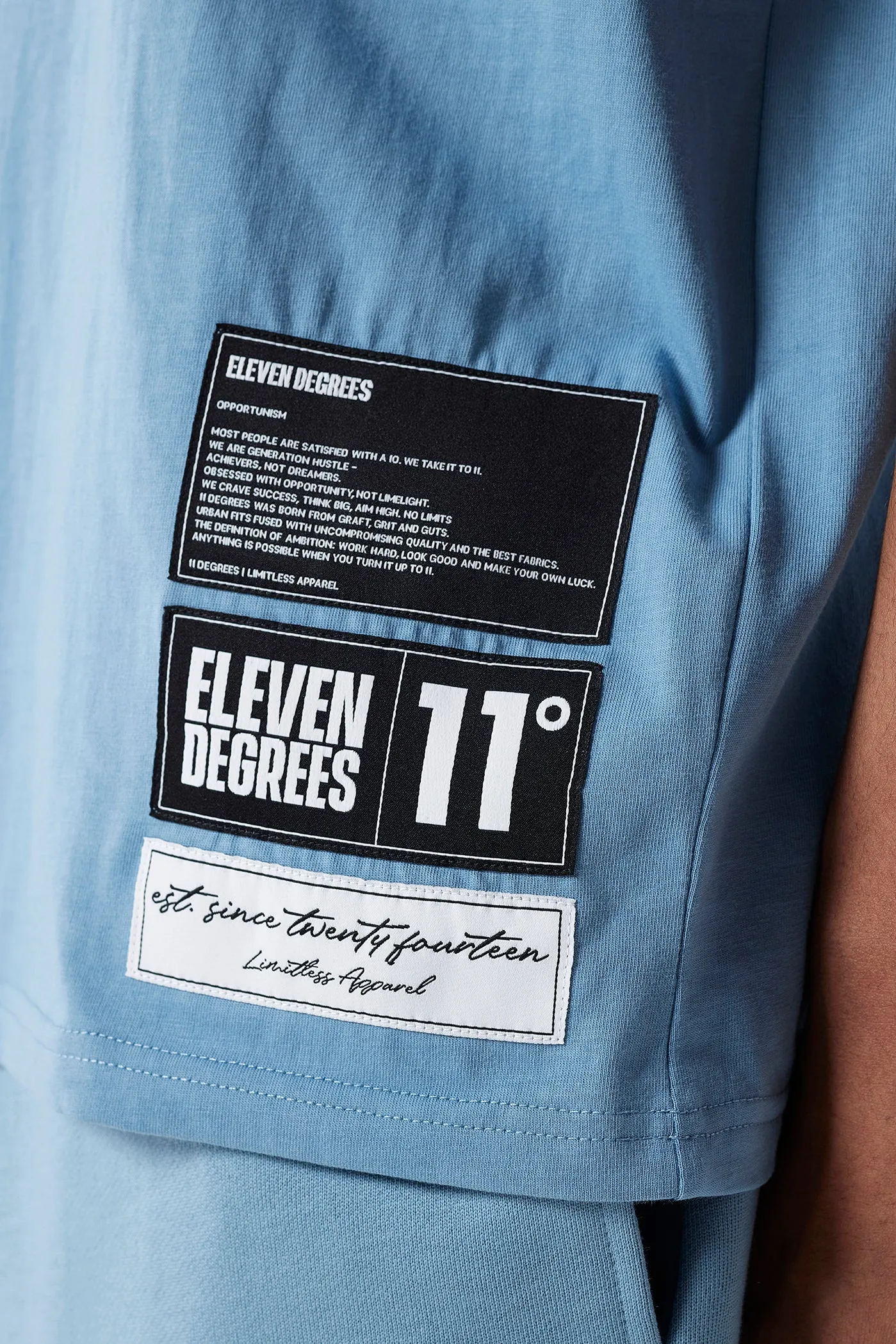 Varsity Graphic T-Shirt - Shadow Blue
