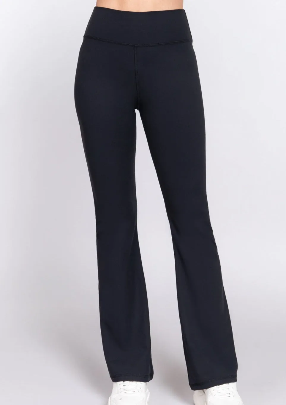Waist band flare pants