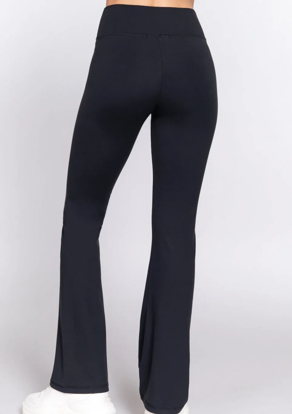 Waist band flare pants